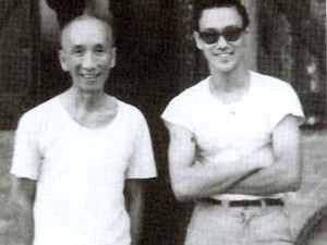 Grandmaster Yip and Bruce Lee.